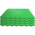 Tatame EVA Evamax 1X1M 10MM Verde Claro Pacote com 4