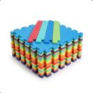 Tatame Modular EVA 50x50cm 10mm 1 unidade Infantil Academia Piso Protetor Colorido Chão Tapete Casa