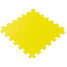 Tatame Tapete EVA 100x100x1cm 10mm Amarelo Emborrachado