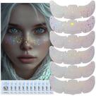 Tatuagem facial Glitter Freckles HOSAILY impermeável para mulheres