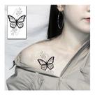 Tatuagem Temporária Borboleta Pequena Delicada