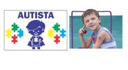 Tatuagem temporária identificação de criança autista autismo Tatuagem temporária identificação de criança autista autismo
