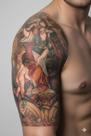Tatuagem Temporária Realista Braço 19x12cm - Arte Renascentista e Barroca Clássica - Premium