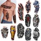 Tatuagem temporária ROARHOWL Design realista de tatuagens falsas 5