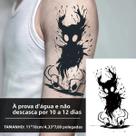 Tatuagem Temporária Semipermanente À Prova D'água, Com Design De Diabo, Dura Até 15 Dias, Adesivo