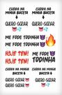 Tatuagem Temporária Unitaria Avulsa - Modelo TAT04 - Ideal para Apimentar a Relação Tatuagem Temporária Unitaria Avulsa - Modelo TAT04 - Ideal para Apimentar a Relação