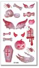 Tatuagens de Halloween Temporárias Designs Assustadores