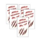 Tatuagens Falsas 3D Com Efeito De Cicatriz, 10 Peças, Realistas, Temporárias, Para Corpo E Rosto, Tatuagens Falsas 3D Com Efeito De Cicatriz, 10 Peças, Realistas, Temporárias, Para Corpo E Rosto,