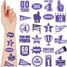 Tatuagens Glitter Team Spirit Landhoow Purple 240 unidades