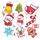 Tatuagens temporárias de Natal Winthrop 240 unidades para crianças