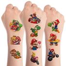Tatuagens temporárias IKINGIFT Mario Birthday Party Supplies Tatuagens temporárias IKINGIFT Mario Birthday Party Supplies
