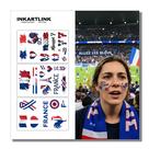 Tatuagens temporárias INKARTLINK Bandeira da França à prova dágua 3 peças Tatuagens temporárias INKARTLINK Bandeira da França à prova dágua 3 peças