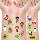 Tatuagens temporárias MNSWR Ghostbusters para crianças - 8 folhas