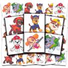 Tatuagens temporárias Paw Patrol Party Favors 70+ para crianças