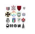 Tatuagens temporárias personalizadas símbolos diversos