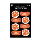 Tatuagens temporárias Rico Industries NCAA Clemson Tigers