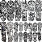 Tatuagens temporárias SHELYEXIEN Cool Tribal Maori Full Arm x20 Tatuagens temporárias SHELYEXIEN Cool Tribal Maori Full Arm x20