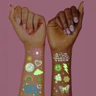 Tatuagens Temporárias xo, Fetti Groovy Disco Glow 82 unidades Tatuagens Temporárias xo, Fetti Groovy Disco Glow 82 unidades