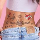 Tatuagens temporárias xo, Fetti Realistic - 28 estilos