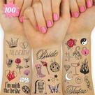 Tatuagens temporárias xo, Fetti Realistic Bachelorette Party