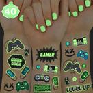 Tatuagens temporárias xo, Fetti Video Game Party 40 Styles