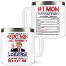 Taza de Café UMACVN 400mL para Mamá Esposa - Regalo de Navidad y Cumpleaños
