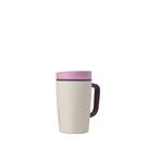 Taza de viaje Owala de acero inoxidable de 350ml a prueba de fugas color rosa
