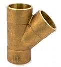 Te 45 Graus de Cobre Bronze 54mm Sem Anel Eluma