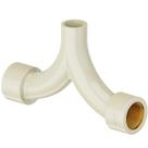 Tê Aquatherm Misturador Com Transposição CPVC Bege Condução Água Quente 3/4” 22mm Polegadas Tigre