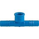 Tê com Rosca Interna Para Mangueira, 2", Polipropileno Azul, T56zn, Rebouças OstenVonder Tê com Rosca Interna Para Mangueira, 2", Polipropileno Azul, T56zn, Rebouças OstenVonder