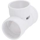 Te Curto 90 Gruas Para Esgoto PVC Branco Para Condução Canos E Tubos De 1.1/2” Polegadas 40mm Tigre