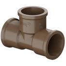 Te Curto Soldável 90 Graus PVC Marrom Canos E Tubos Para Água Fria De 1.1/4” Polegadas 40mm Tigre