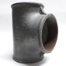 Te de Ferro Galvanizado 4" Polegadas