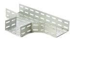 Te Horizontal Eletrocalha 100x100mm Perfurado