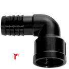 Te Interno Conexão Polietileno PVC Preto Para Tubo Irrigação Mangueira De 1" Polegadas Amanco