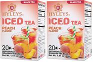 Té Negro Hyleys Helado Sabor Durazno 40g Pack de 2