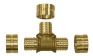 TÊ para Água Metálico PEX 16 E 20 Amanco COD: 97443 E 97444