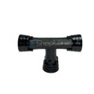 Te Para Mangueira 16mm C/ Anel 6 Pontas para Irrigação 5 un