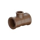 Te Redução 40x25mm Soldável Marrom PVC