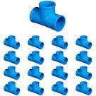 Tê Soldável 75mm PN80 em PVC - Kit 15 Unidades Resistentes para Irrigação Segura