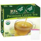 Tea Bigelowwss Premium Organic Green 160 sacos com saco de armazenamento