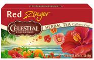 Tea Celestial Seasonings Red Zinger, sem cafeína, 60 sacos