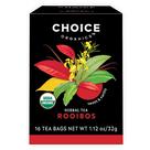 Tea Choice Organic Rooibos 48 sacos de comércio justo sem cafeína