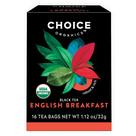 Tea Choice Organic Teas English Breakfast 48 sacos x 3