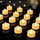 Tea Lights Candles BEICHI Timer LED 1,5" P x 1,3" H, pacote com 12