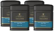 Tea Taylors of Harrogate Scottish Breakfast Loose Leaf 125g, pacote com 4