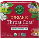 Tea Traditional Medicinals Throat Coat Organic 48 saquinhos de chá