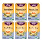 Tea Yogi Breathe Deep Tea 16 saquinhos de chá (6 pacotes) orgânico