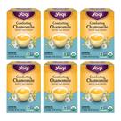 Tea Yogi Comforting Camomile 16 saquinhos de chá (6 pacotes) orgânicos