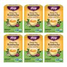 Tea Yogi Green Tea Kombucha Organic 96 sacos (pacote com 6)